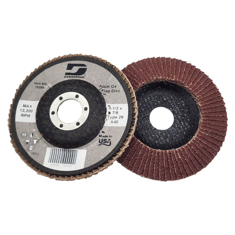 4-1/2" (114 mm) Dia. x 7/8" (22 mm) CH Type 29 P40 Grit A/O DynaCut Flap Disc