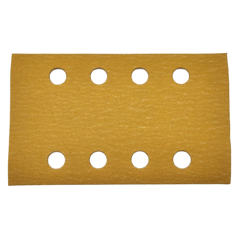 81 mm W x 133 mm L 180 Grit A/O Vacuum Hook-Face DynaCut Sheet