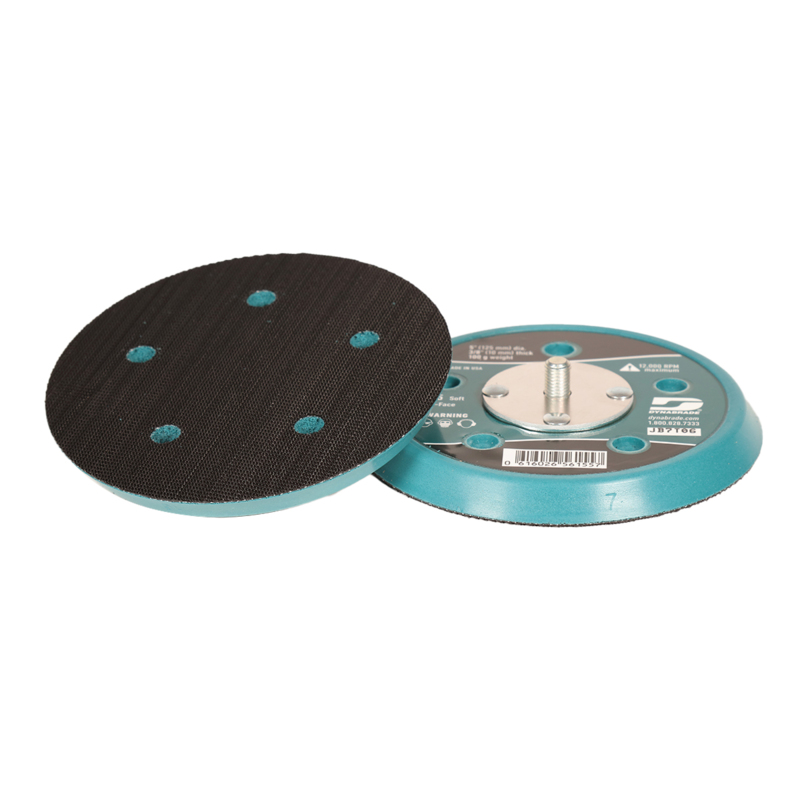5" (127 mm) Dia. Vacuum Disc Pad, Hook-Face, Short Nap