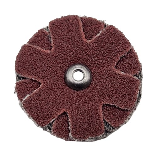 1" (25 mm) Dia. 120 Grit A/O Eyelet Sanding Star