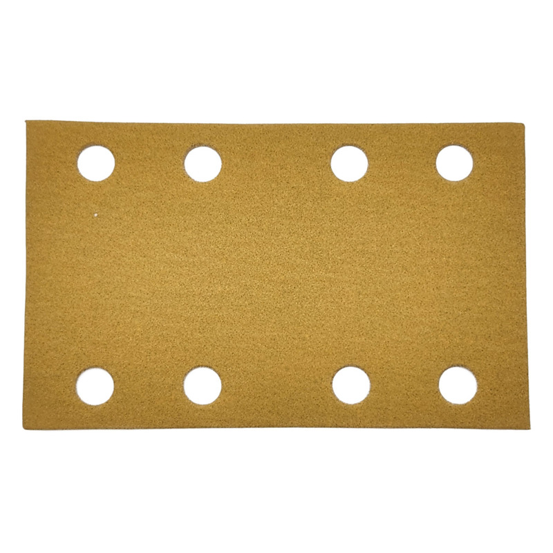 81 mm W x 133 mm L 220 Grit A/O Vacuum Hook-Face DynaCut Sheet