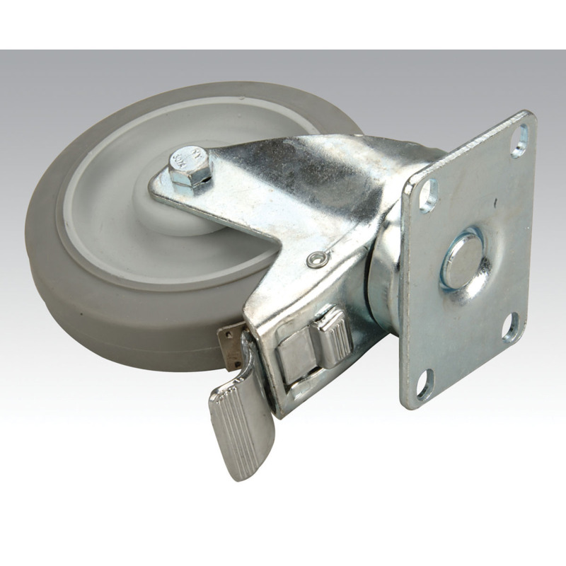 5" Dia. Caster, Total Locking Swivel, 300LB. Min. Capaci