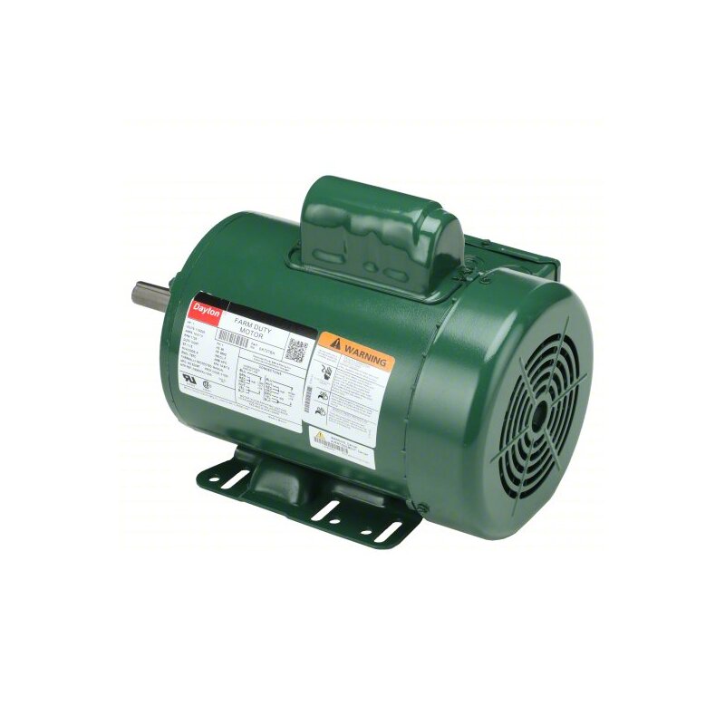 1HP TEFC Motor, 1725 RPM 60HZ Rigid Base