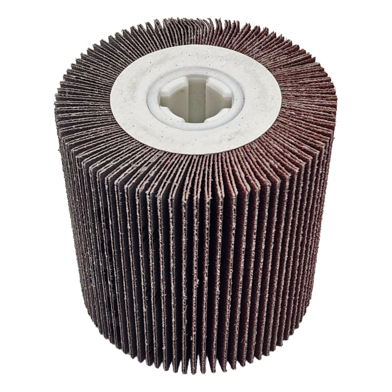 4" (102 mm) Dia. x 4" (102 mm) x 3/4" (483 mm) L 60 Grit A/O Flap Wheel