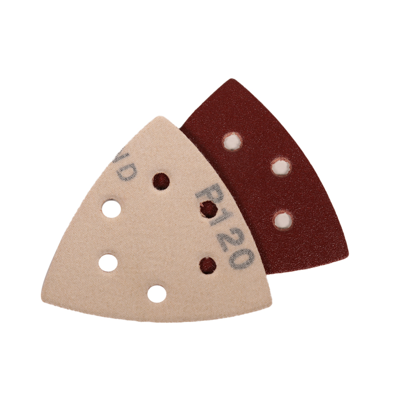 Triangular x 120 Grit A/O Vacuum Hook-Face DynaCut Dynafine Disc