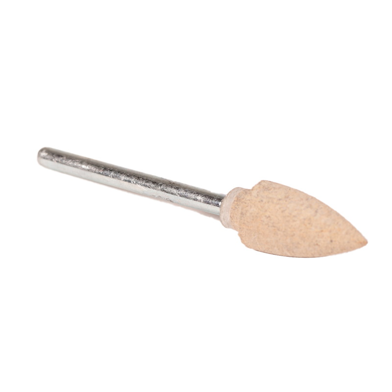 3/8" x 3/4"-B52 Dynacut Cotton Fibre Polishing Mounted Point, 120GFX, 45,370 Max RPM