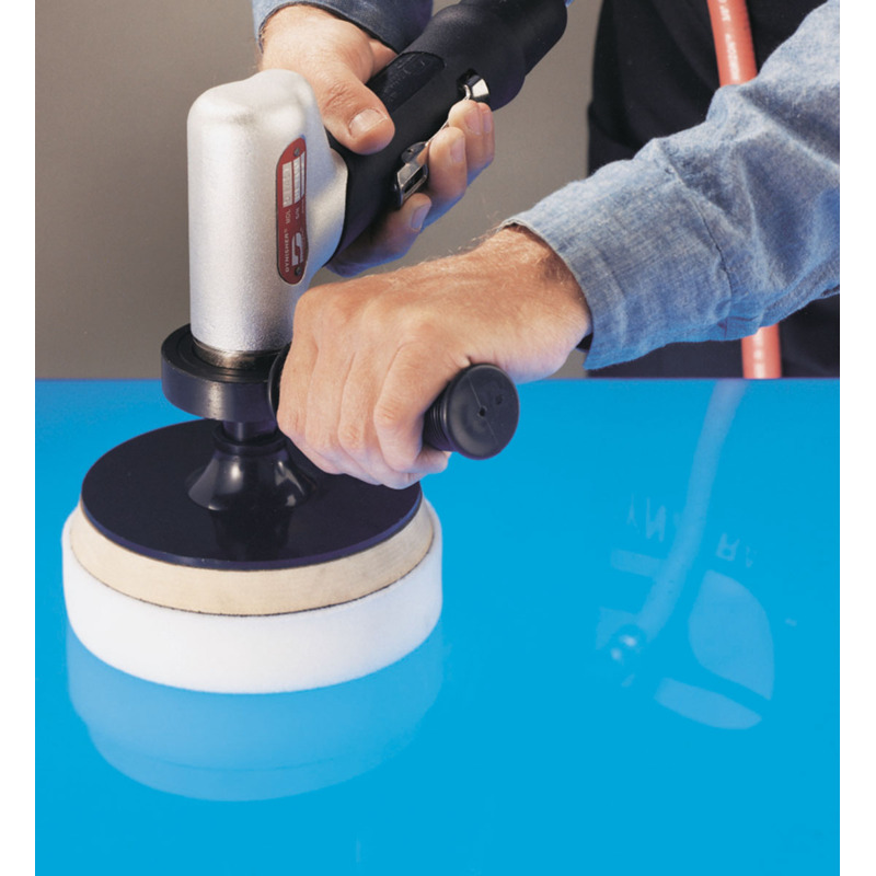 5"-8" (127 mm-203 mm) Dia. 7 Degree Offest Two-Hand Rotary Buffer