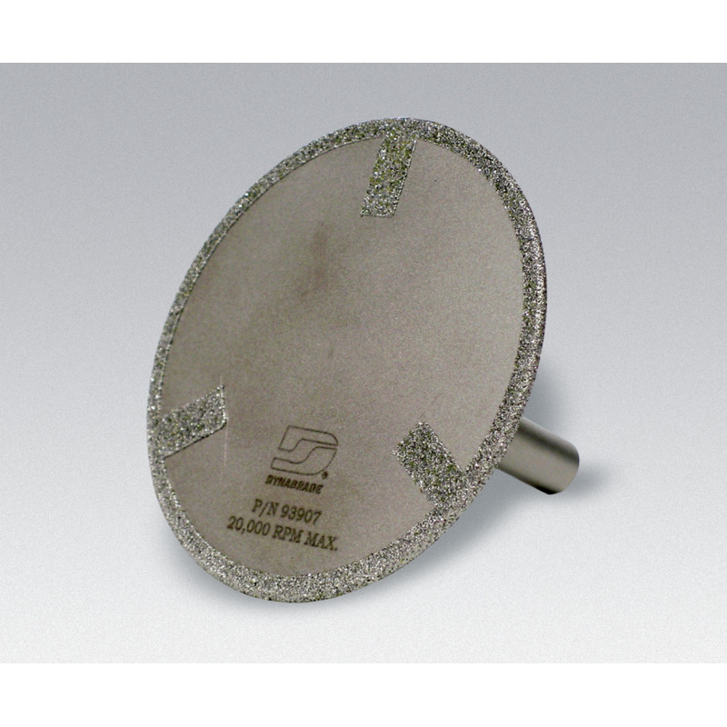 Mounted Diamond Wheel- 3" Wide x 2-1/4"