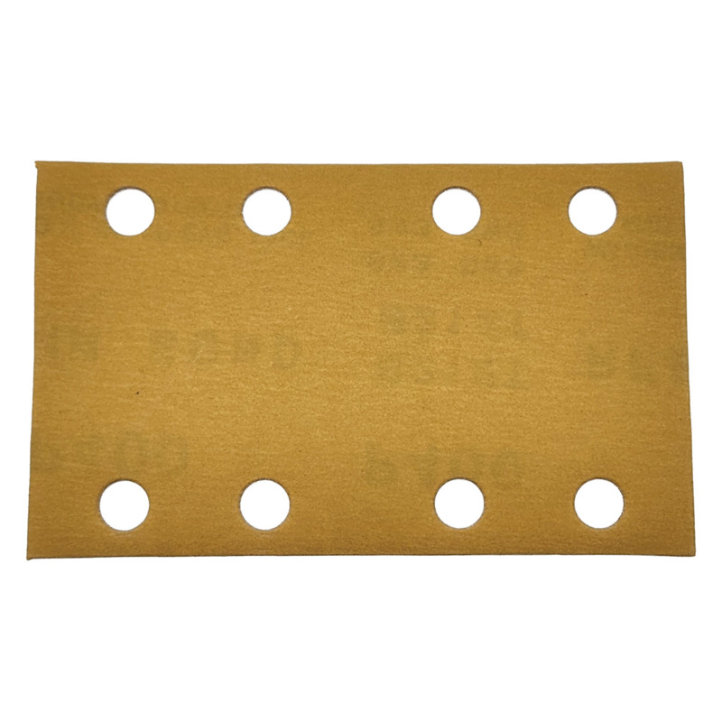 81 mm W x 133 mm L 400 Grit A/O Vacuum Hook-Face DynaCut Sheet