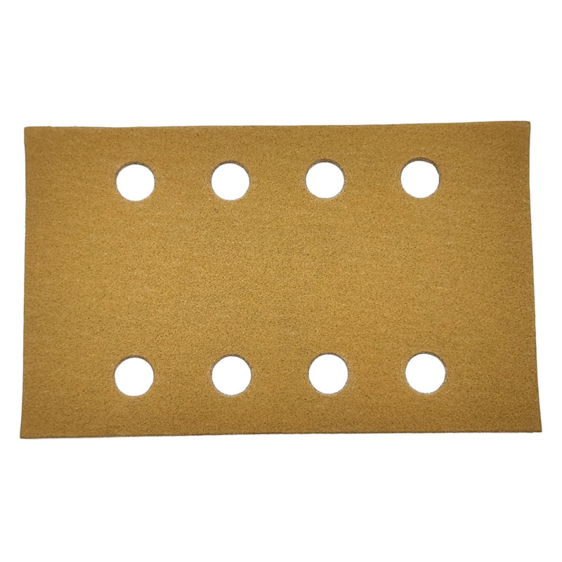 81 mm W x 133 mm L 220 Grit A/O Vacuum Hook-Face DynaCut Sheet
