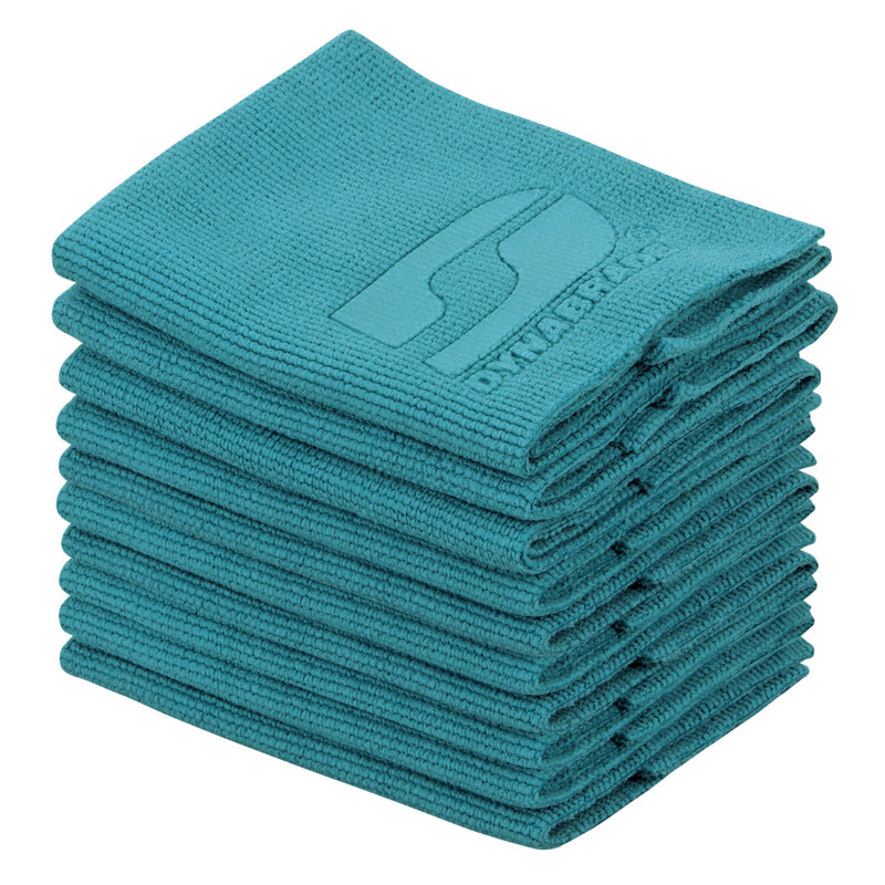 12" x 12" Premium Microfiber Wipe, 10-Pack, Teal