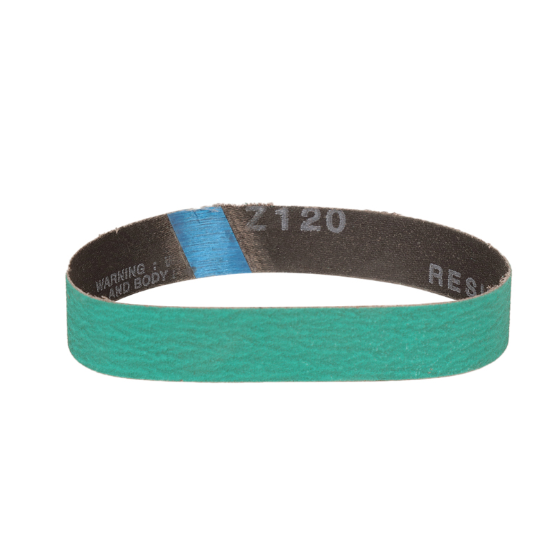 1" (25 mm) W x 15-1/2" (394 mm) L 120 Grit A/Z DynaCut Belt