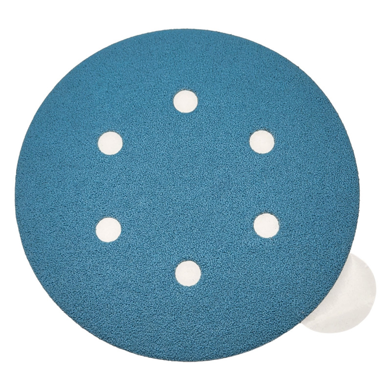 6" (152 mm) Dia. x 80 Grit A/O Vacuum PSA Filmbac DynaCut Disc