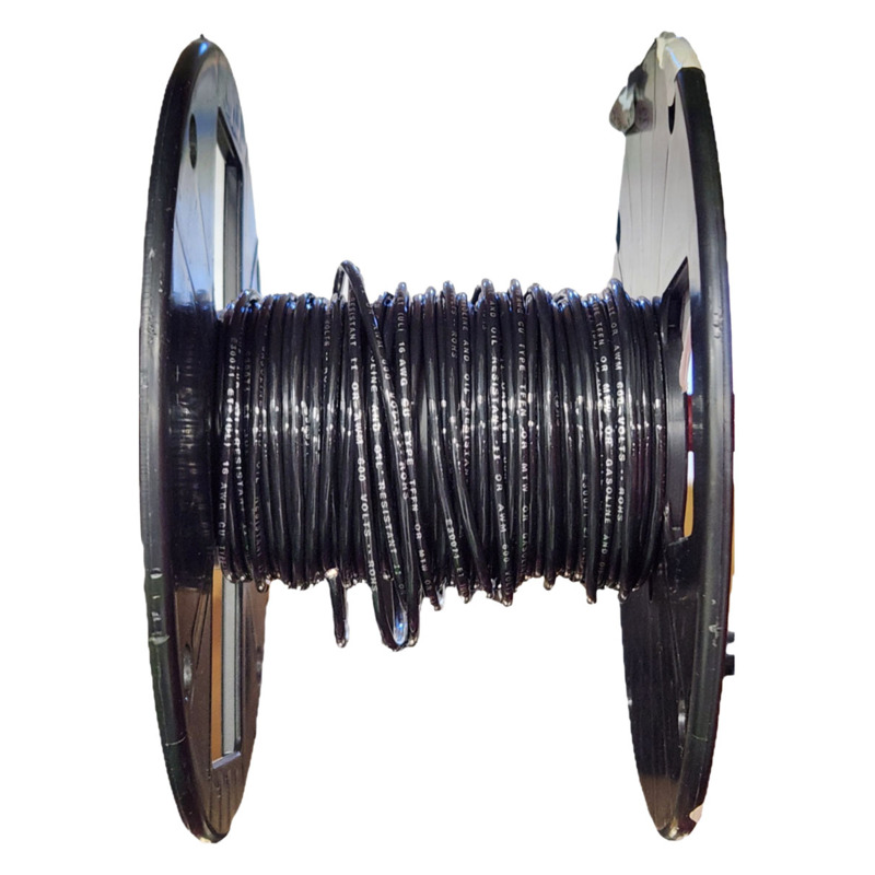 #16 Wire - Black/Ft