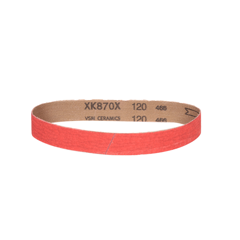 1" (25 mm) W x 18" (457 mm) L 120 Grit Ceramic DynaCut Belt