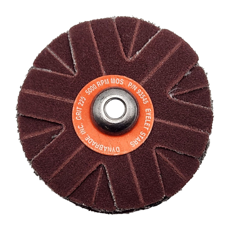 1-1/2" (38 mm) Dia. 220 Grit A/O Eyelet Sanding Star